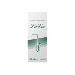 Caixa de 5 Palhetas D'ADDARIO La Voz para Saxofone Tenor